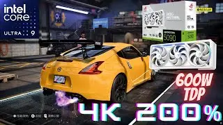 285k+ROG 5090 NFS Heat 4K 200% 最高畫質60幀