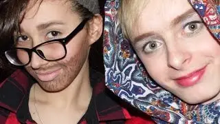 ТРАНСФОРМАЦИЯ // Делаем макияж мальчику и девочке // Nelli Galimova