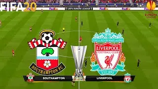 FIFA 20 | Southampton vs Liverpool - UEFA Europa League - Full Match & Gameplay