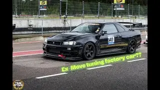Nissan Skyline R34 GTT Time Attack Street Car, And my cat Raine