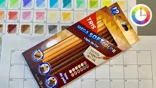Lápis de cor TRIS Tons de pele 12 cores
