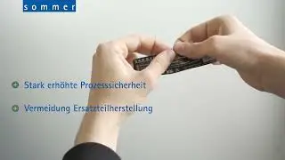 Laserbeschriftbare Folie som8150: Rei&szlig;-Test