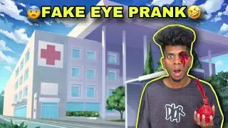 😳FAKE EYE PRANK👀ON MOM🤣 | 😨MY EYES FALLEN💔 | Prankster Surya |