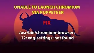UBUNTU FIX: chromium-browser: 12: xdg-settings: not found /pm2-username.service is not a snap cgroup