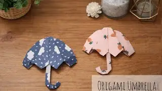 Cara Membuat Origami Payung | How to Make Paper Umbrella Origami