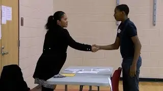 Wade Park judges students' social etiquette during The Amazing Shake Competition