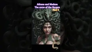 Athena and Medusa The curse of the Gorgon part 1 #foryou #greekgods #athena #greekmythology #medusa