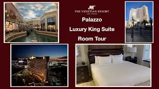 The Palazzo at Venetian Resorts Las Vegas. Luxury King Suite. Room Tour, Las Vegas, April 2025