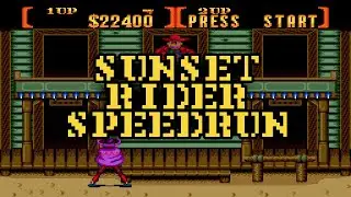 Sunset Riders SpeedRun in 14m 52s Sega Genesis - FractaleGaming