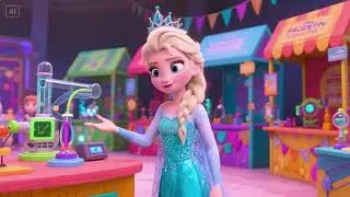 Elsa and the Frozen Science Fair ❄️🔬🎇 | Fun Winter Rhyme About Magic & Discovery