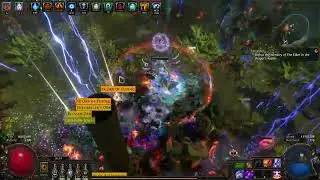 [3.23] Archmage Lightning Conduit Necromancer - Regular T16 Mapping with Wisps