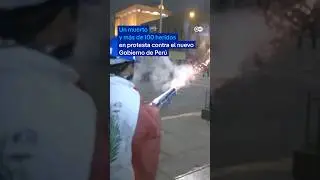 Un muerto y m&aacute;s de cien heridos en protestas en Per&uacute; contra el nuevo Gobierno