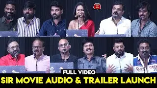 Sir Audio Launch Full Video | Sir Movie Trailer Launch Full Video | Bose Venkat |Vimal | Vetrimaaran