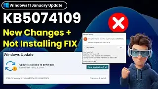 ⭐ Windows 11 KB5074109&mdash; Update Stuck or Failed to Install? Easy Fix for 0x80080005