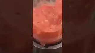 Homemade Strawberry Slushy!shorts #short #refreshing #slushy #strawberry #youtubeshorts #trending