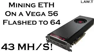 Flashed RX Vega 56 mining | Tech With Lawrence