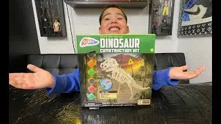 Build & Paint Your Own Dinosaur Construction Kit