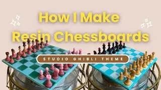 [tutorial] ✦ How to Make a Resin Chessboard Step by Step ✦
