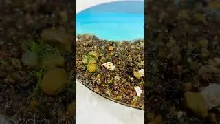 RESIN OCEAN THEME CLOCK || PERFECT WALL DECOR #resinart #oceantheme #viralshorts