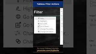 #Tableau &mdash; Что такое действия фильтров Tableau? #tableaututorial #tableautraining #tableautips