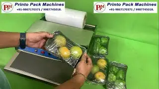 Manual hand wrapper / Plastic cling film tray wrapping machine / Mushroom packing ideas /Start Guide