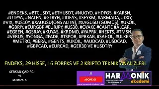 #ENDEKS #KRIPTO #FOREKS TOPLAM 45 Analiz #ULKER #SAHOL #GSRAY #TSPOR #ALCAR #EGEEN #KRDMD VE DAHASI