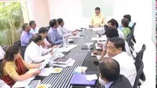 CRDA MEETING BY AP CM AT   RESIDENCE ON 05042017