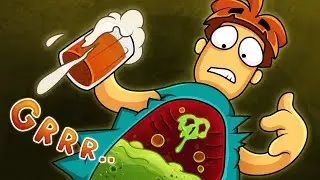 ¿Qué pasa si bebes 1/2 litro de cerveza con el estómago vacío?