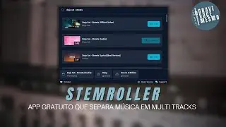 StemRoller - App Gratuito que Separa uma M&uacute;sica em Faixas (Bateria, Baixo, Guitarra, Vozes)