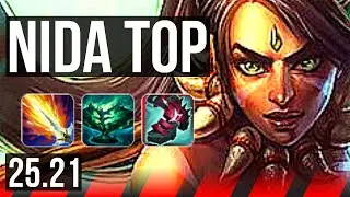 NIDALEE vs AMBESSA (TOP) | 6 solo kills | EUW Master | 25.21