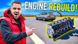 СОЗДАЕМ ПОЛНОСТЬЮ КОВАНЫЙ ДВИГАТЕЛЬ BMW M3 S54 TURBO! PT13