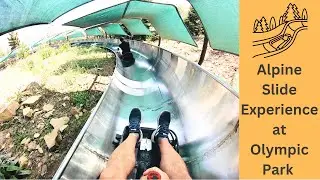 Alpine Slide Expereince at the Olympic Park in Park City, Utah
