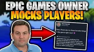 Epic Games Owner CRAZY POWER TRIP! Epic Does NOT Care About The State Of Fortnite!