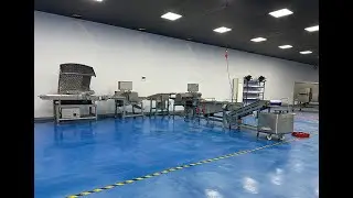 VERFOODSOLUTIONS Chicken Breast Horizontal Slicing Strip Dicing Process Line
