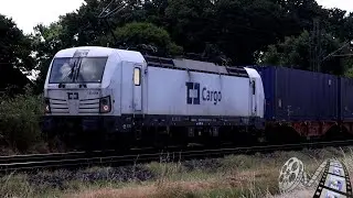 Trainspotting #826 - 4k60 - Von der Alphatrains / CD Cargo die BR193 584-0 D-ATLU mit KLV Zug