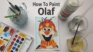 Olaf Meets Harry Potter | Watercolour Art 🎨 ⛄ - Design Yogi #frozen #olaf #watercolour