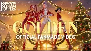Golden (Christmas Version) 🎄 | K-Pop Demon Hunters Fanmade Music Video | Holiday Special