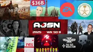 AJS News- Marathon ART THEFT is SETTLED, Saudi Arabia OWNS 93.4% of EA, Total War Medieval 3, MetaVR