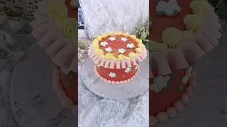 Fresh Cream Cutting Edge Cake Design 6. Different Shape Cake Decorating Ideas.#cake #shorts #design