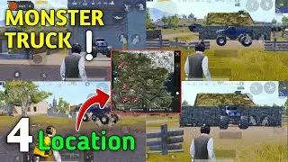 Monster Truck Location Pubg | Season 14 Update Pubg Mobile