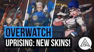 Overwatch | All New Uprising Skins, Emotes, Highlight Intros & More!