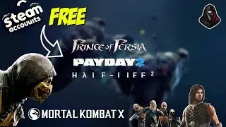 Free Steam Account Of All These Games #gta5 #technotechyt #mortalcombatx #payday2 #princeofpersia
