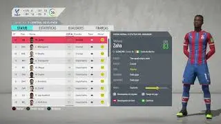 FIFA 20 Crystal Palace FACE Todos Jogadores Overall kit elenco uniforme Premier LEAGUE