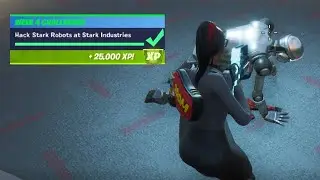 Hack Stark Robots at Stark Industries Location - Fortnite