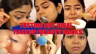 TESTING VIRAL MAKEUP/BEAUTY HACKS FOR DIWALI / makeup hacks | DO THEY WORK? * SHOCKING*