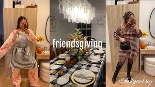 vlogmas day 1: friendsgiving, white elephants gift ideas and shopping