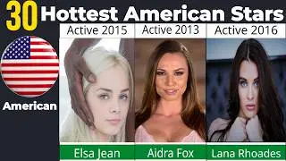 Top 30 Most ranked Adult Film Stars of All Time (USA) | American adult stars