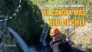 NOS LANZAMOS DEL CANOPY M&Aacute;S ALTO DE CHILE! +220 mts en Melipeuco 😱🌋