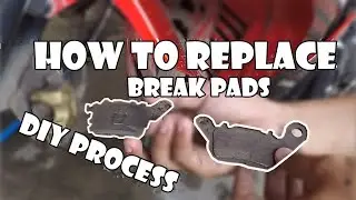 HOW TO REPLACE BREAK PADS ON SNIPER 150 FRONT WHEEL