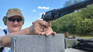 Тест дальности револьвера Cap&Ball 2